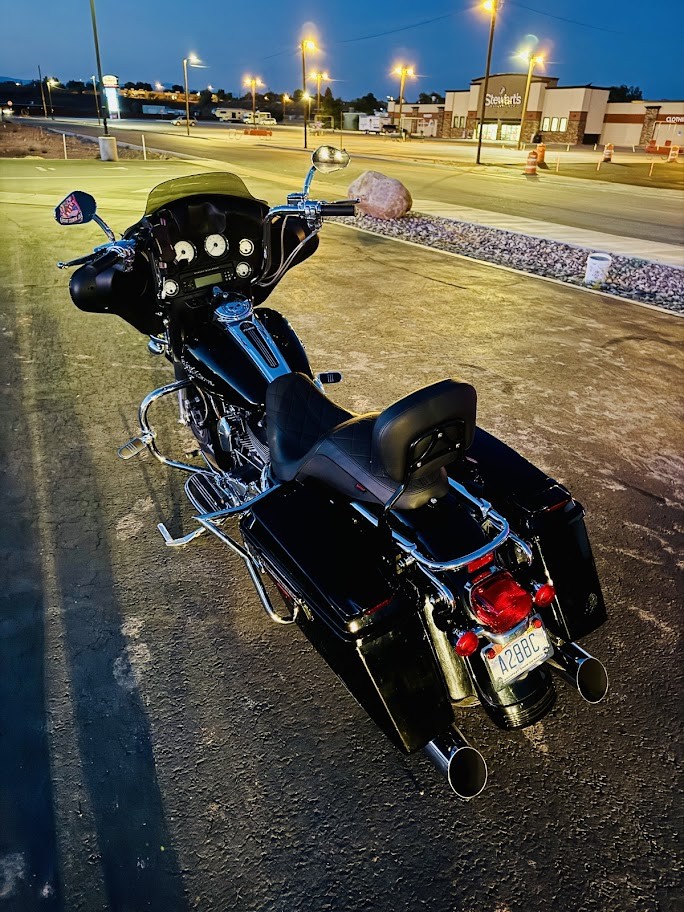 Saddlebag Guards Rear 4 Harley Road King Touring Electra Street Glide flhx flht