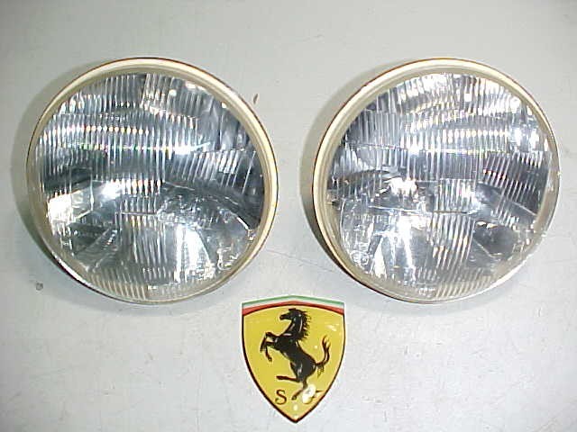 Ferrari 275 GTB/4 Carello Pair Front Headlight Headlamp Dual Filament Bulbs Ferrari 275 GTB/4 Carello Pair Front Headlight Headlamp Dual Filament Bulbs