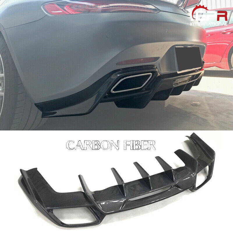 Ren Style Carbon Fiber Rear Bumper Diffuser Body Kits For Mercedes Benz AMG GT