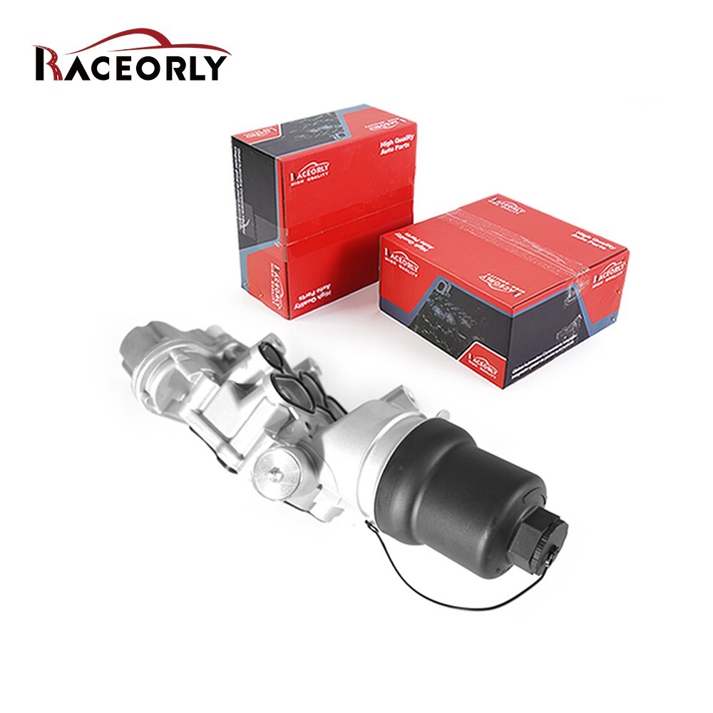 RACEORLY aluminum Oil Filter Housing For VW Golf Jetta Audi A3 2.0T 06D115397K
