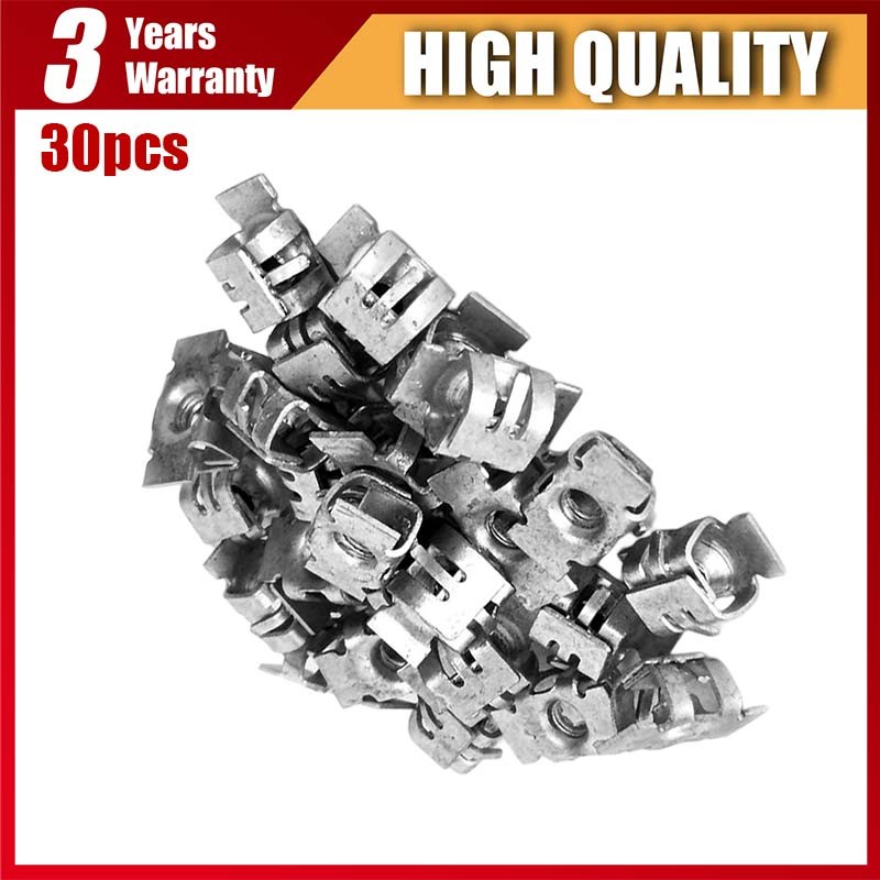 11609952 30x Bumper Fascia Fender Liner Special Nuts Retainers fit GMC Chevrolet