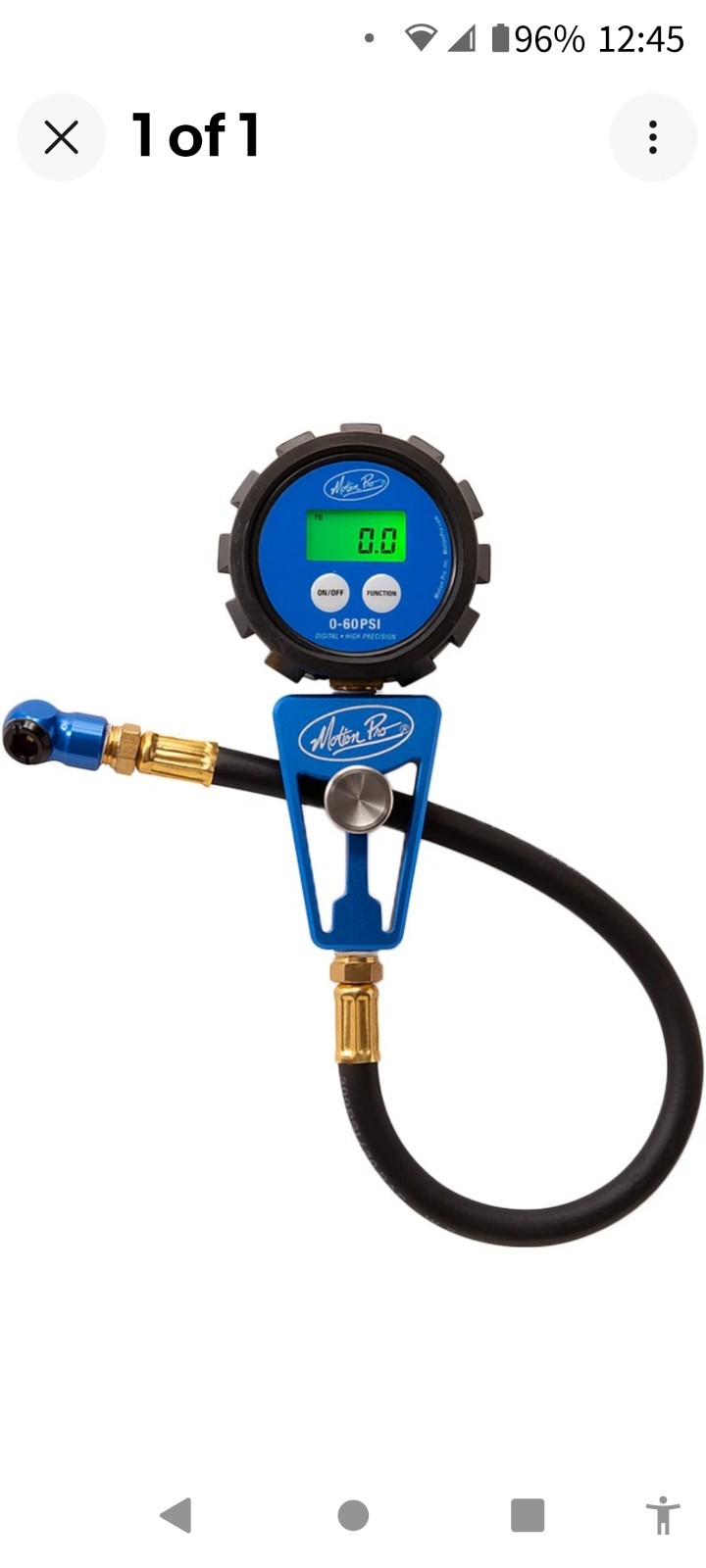 Motion Pro Digital Air Pressure Guage Motion Pro Digital Air Pressure Guage