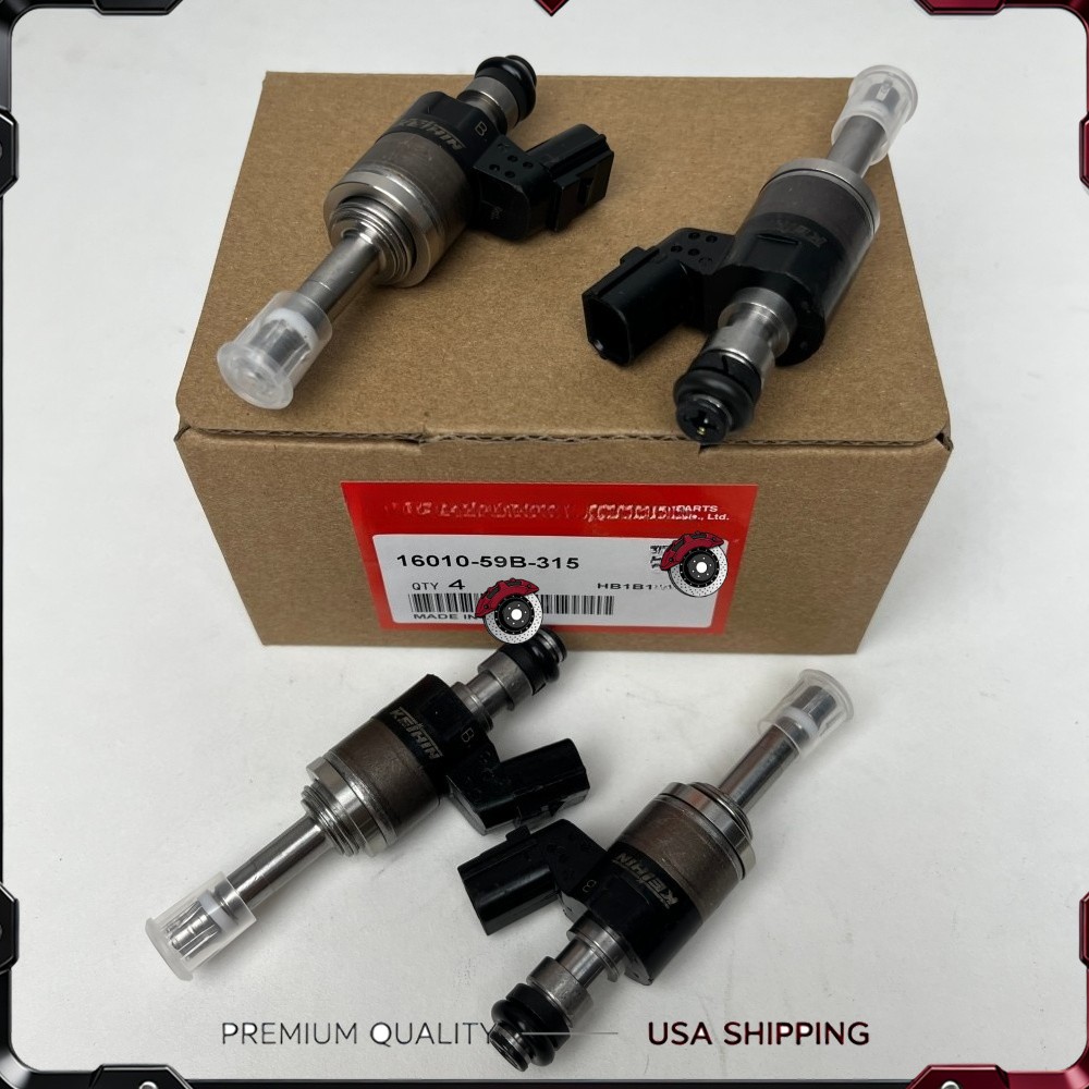 4X GENUINE OEM Fuel Injectors 16010-59B-315 For 2016-2021 Honda Civic 1.5L US