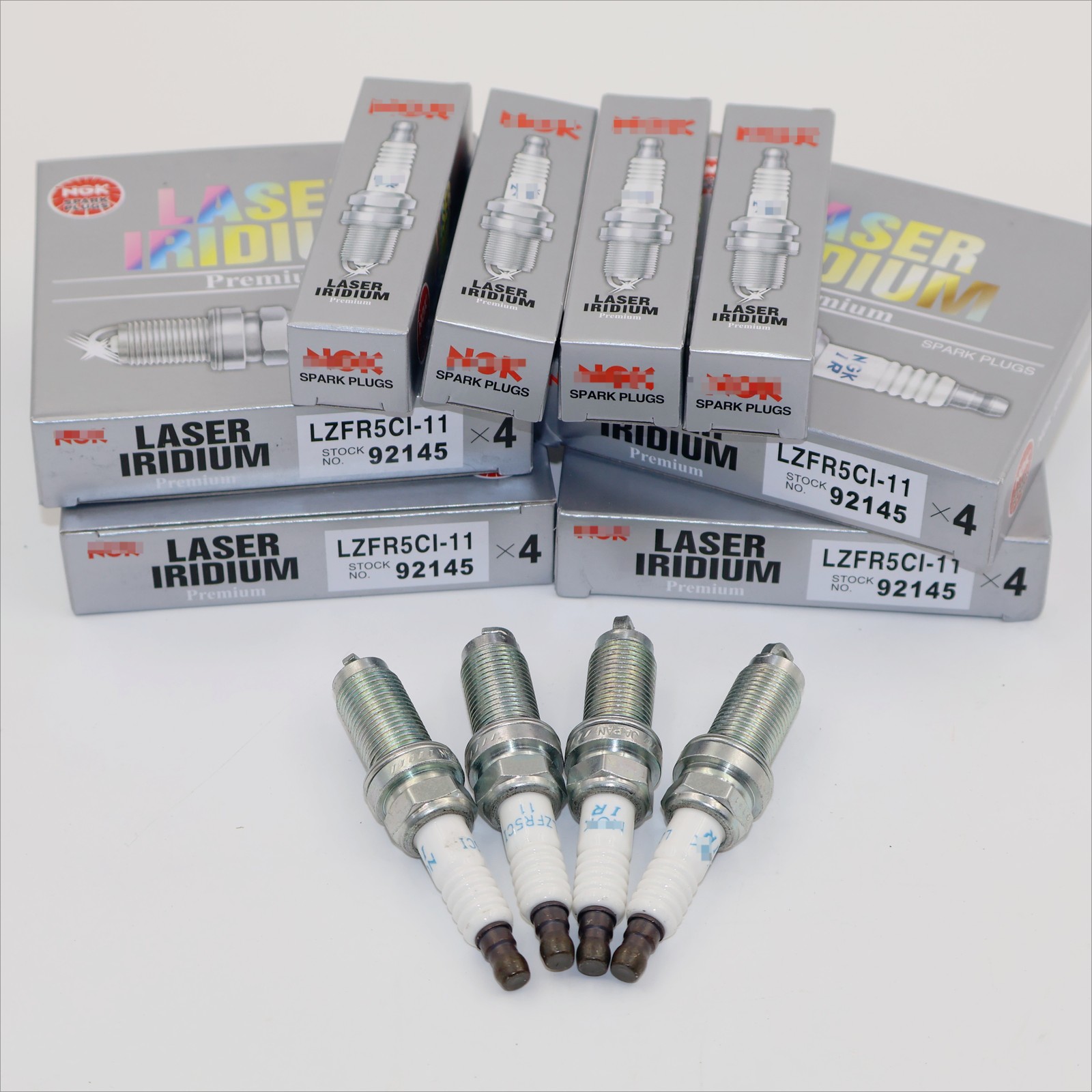 New For NGK Set of 16 Laser Iridium Spark Plug 92145 LZFR5CL-11