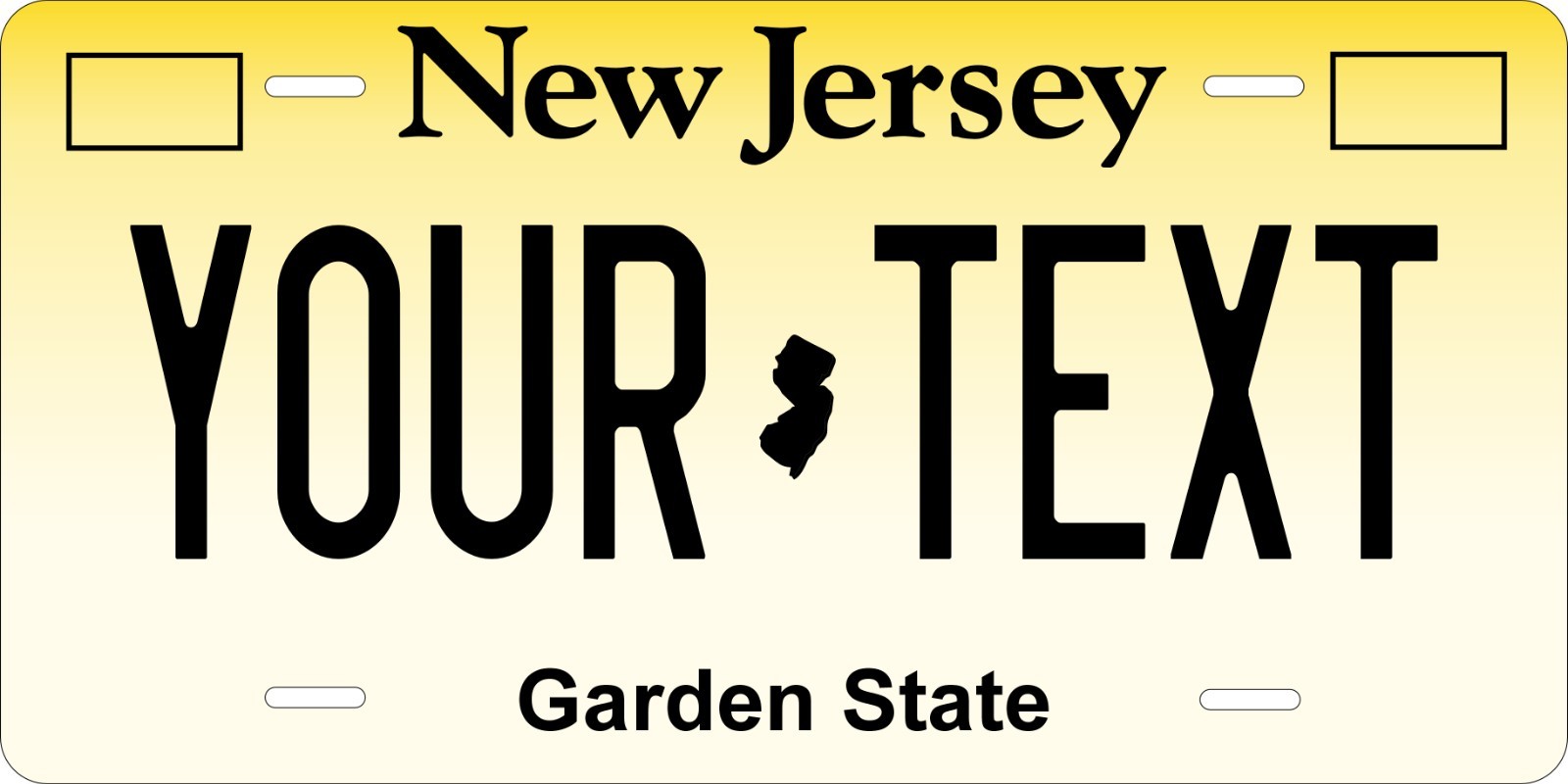 Custom New Jersey License Plate – Personalized Novelty Plate Custom New Jersey License Plate – Personalized Novelty Plate