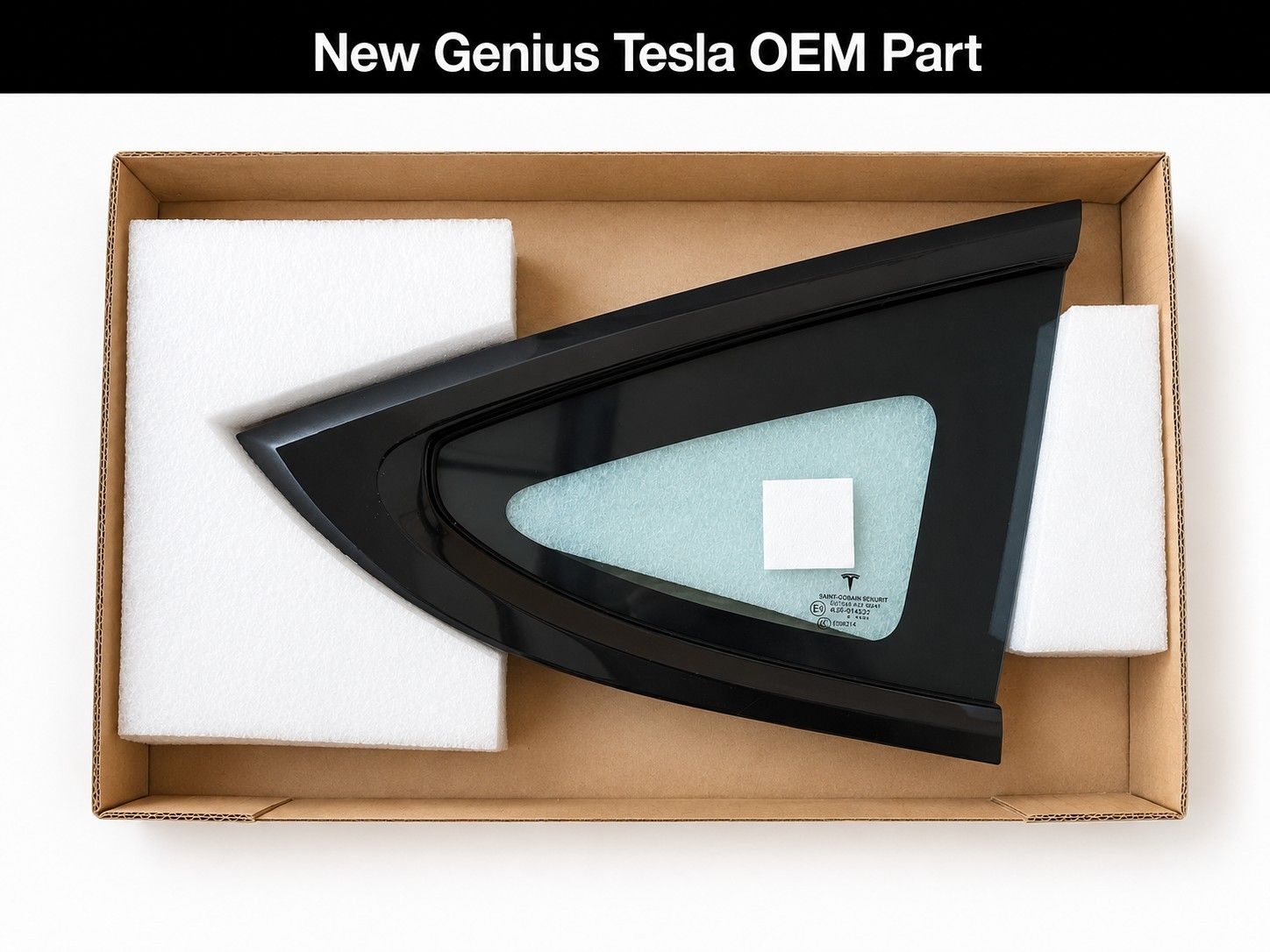 21-26 Tesla Model X Rear RH Quarter Glass OEM 1104843-01-D