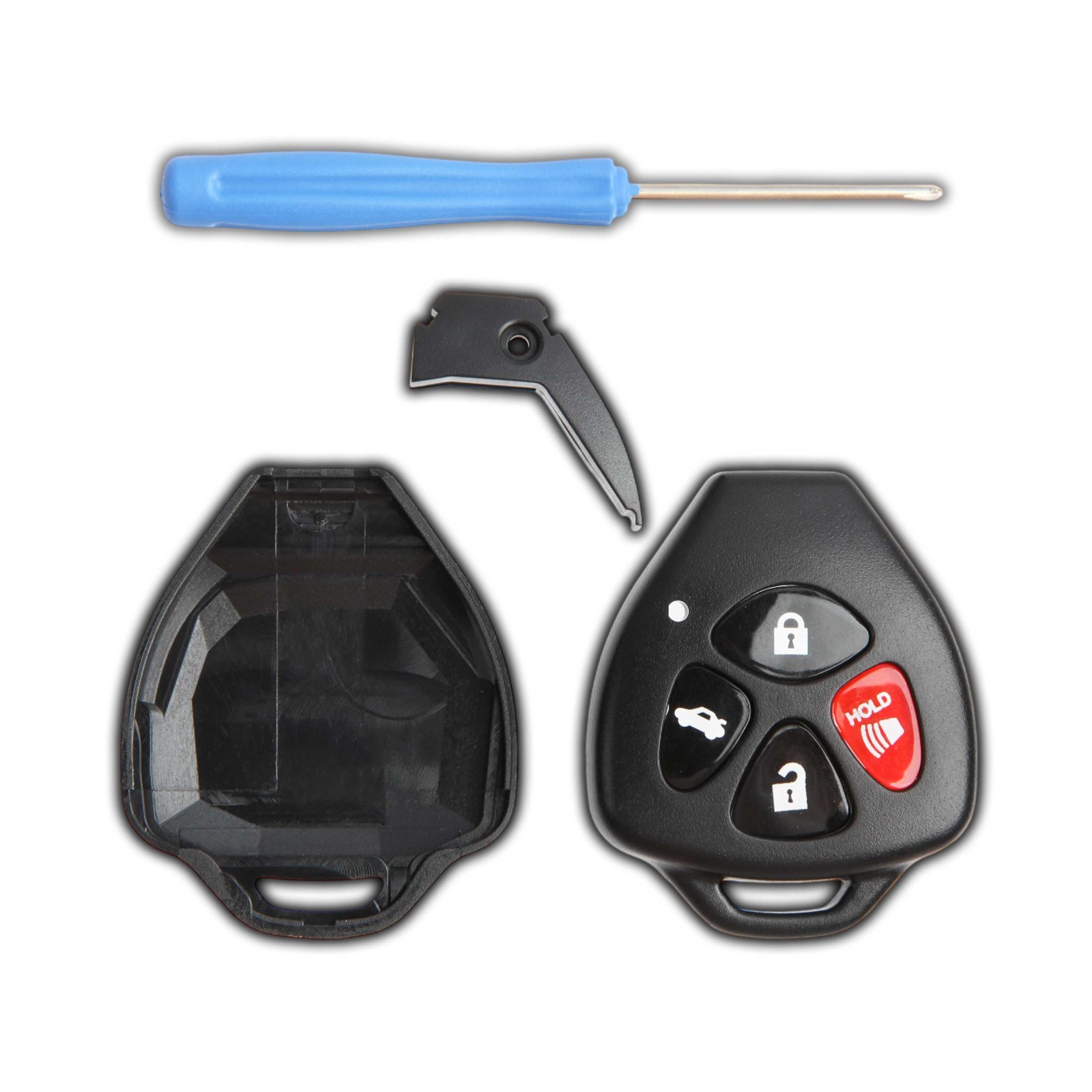 Key Fob Remote Shell Case 4b Kit Replacement for Toyota HYQ12BBY GQ4-29T Key Fob Remote Shell Case 4b Kit Replacement for Toyota HYQ12BBY GQ4-29T