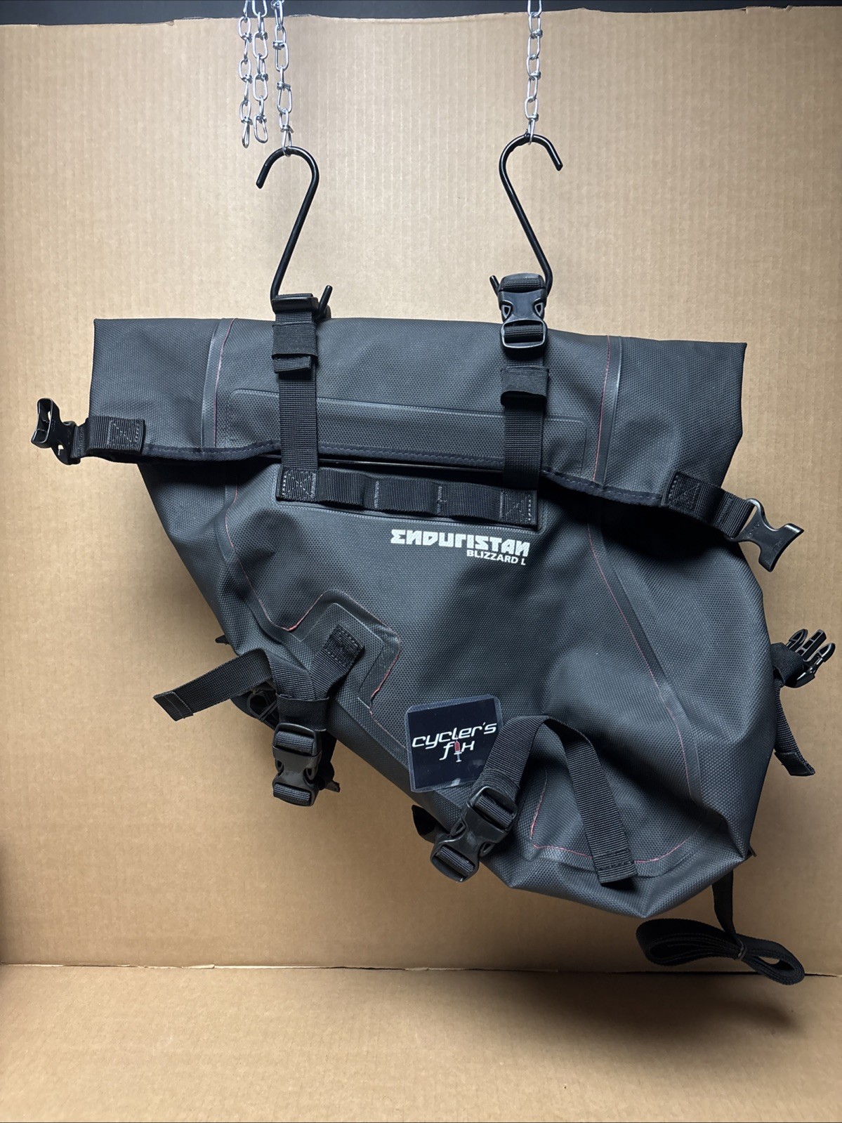 Used (1) Enduristan Blizzard 12L Motorcycle Saddlebag Heavy Duty Luggage Travel