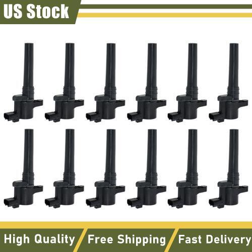12PCS Ignition Coils 4G43-12A366-AA for Aston Martin DBS DB9 Rapide Virage 6.0L