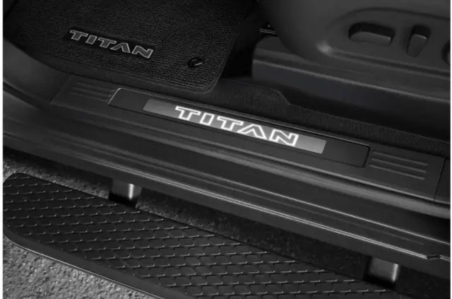 Genuine Nissan Illuminated Kick Plates - TITAN 2 piece front only 999G6-W8TN0