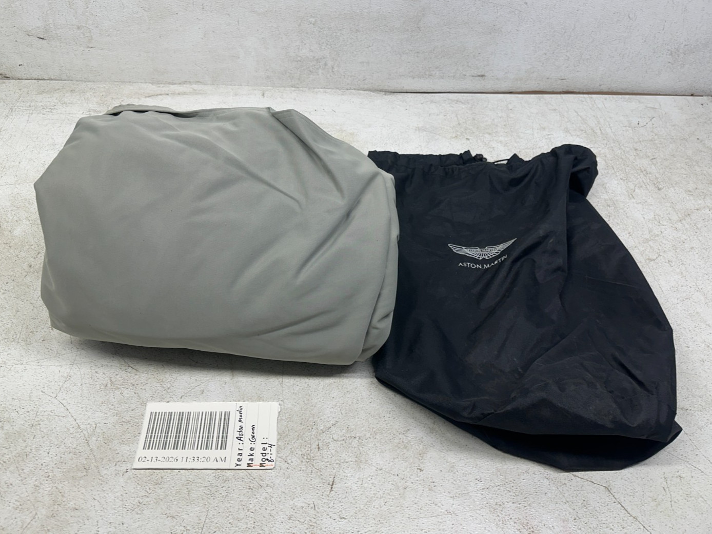 2008-2012 ASTON MARTIN DBS FRONT CAR BODY PROTECTION GUARD COVER W/ BAG OEM