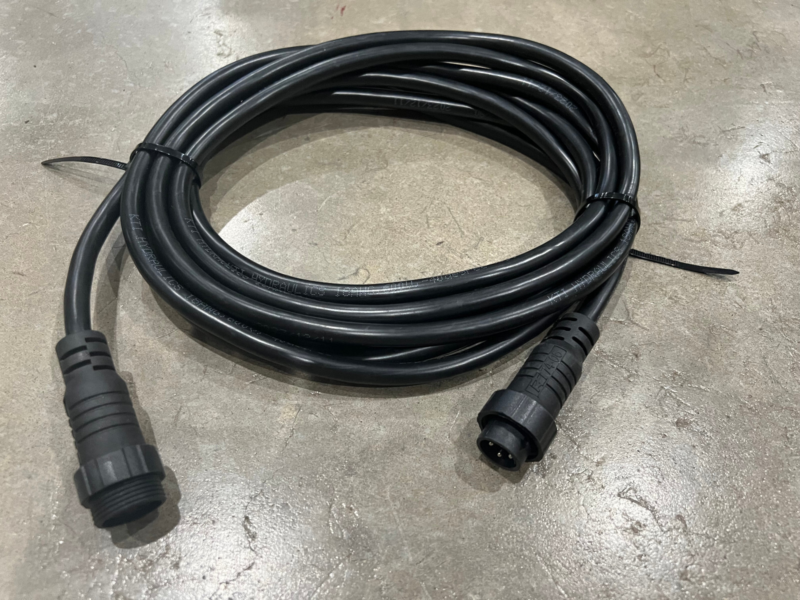 KTI brand 15 Foot Extension Cord for Hydraulic Dump Trailer Controller