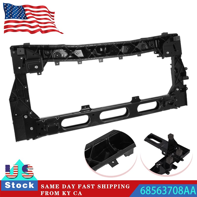 For 2022-2025 Jeep Grand Wagoneer Front Radiator Support 68563708AA Black