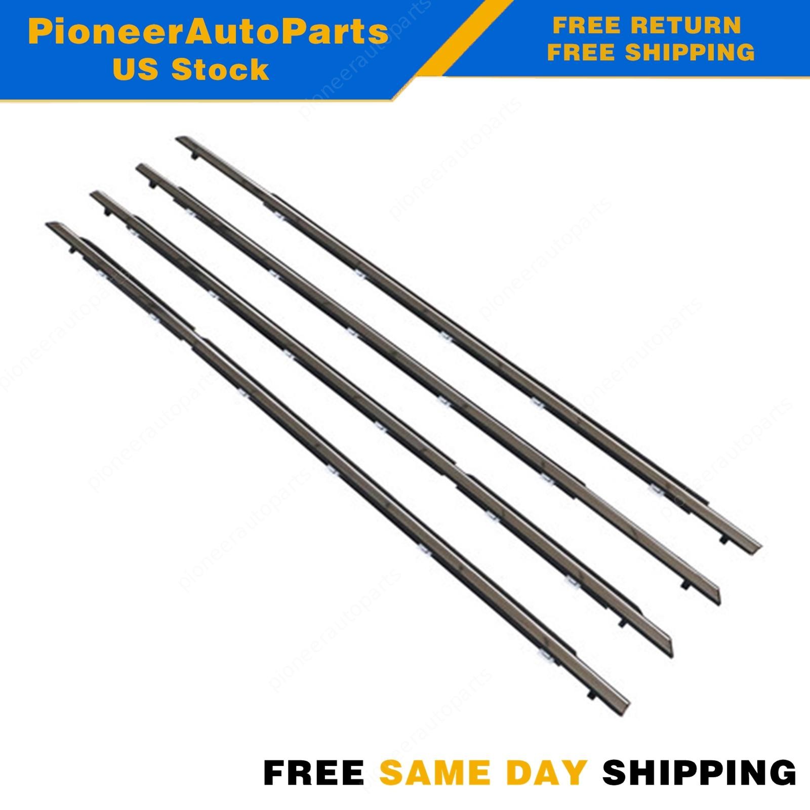4Pcs Car Outside Fits 2002 2003-2006 Toyota Camry Window Seal Replacement