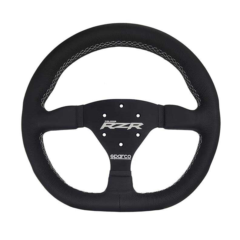 Sparco Steering Wheel Polaris RZR Turbo S Black Leather Original UTV NEW Sparco Steering Wheel Polaris RZR Turbo S Black Leather Original UTV NEW