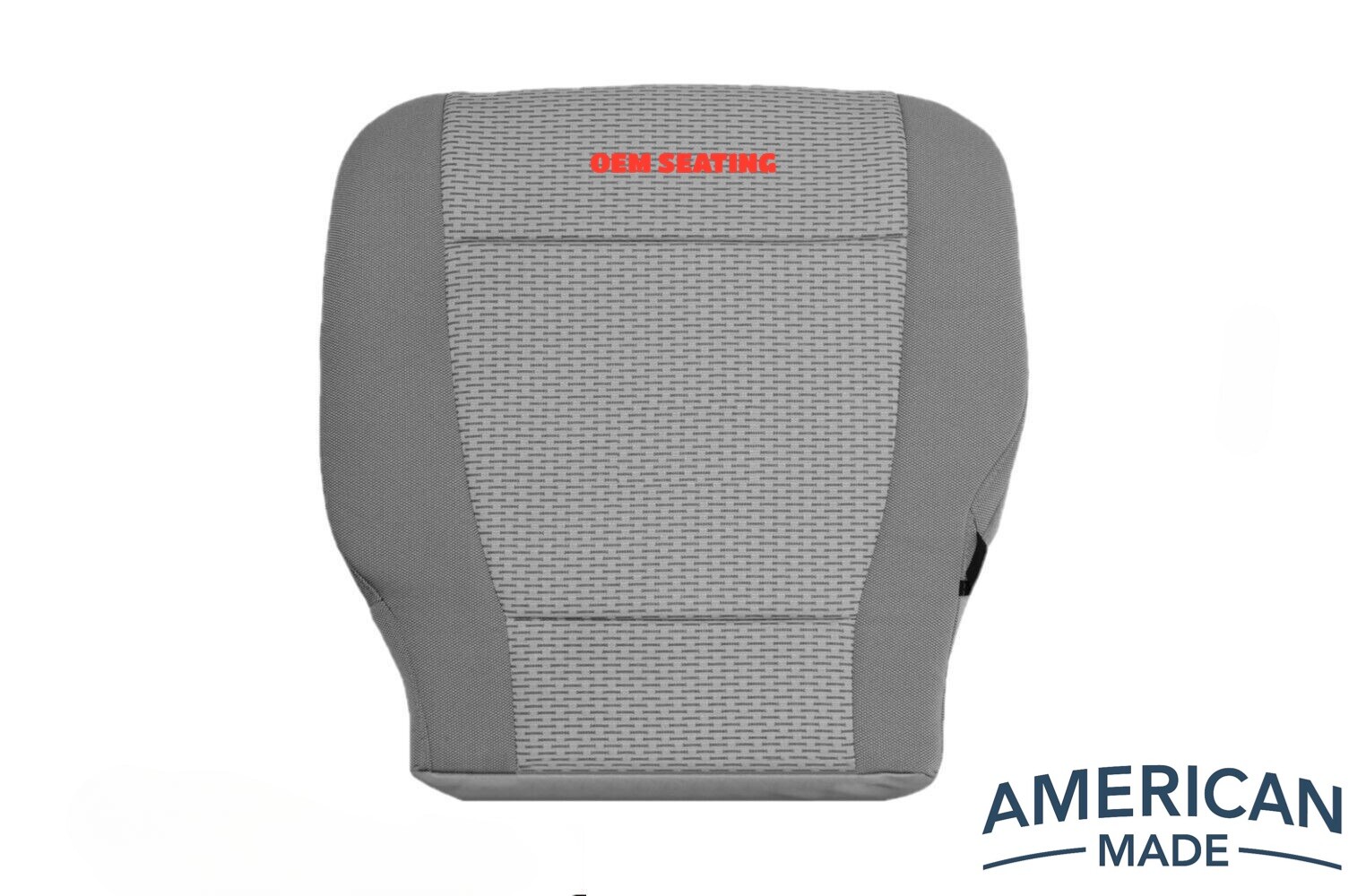 For 2017 18 19 20 21 Ford F250 F350 XLT Driver Bottom Cloth Seat Cover Gray