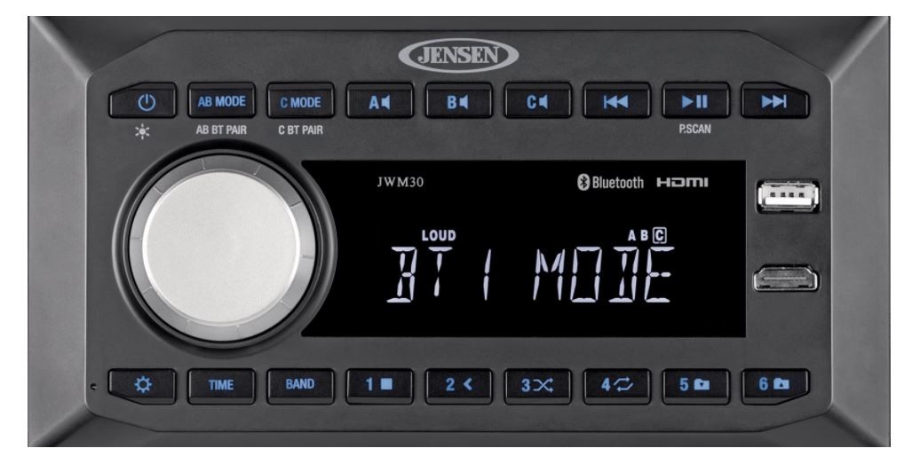 ASA Electronics JWM30 Jensen® REAR OBSERVATION SYSTEMS RV