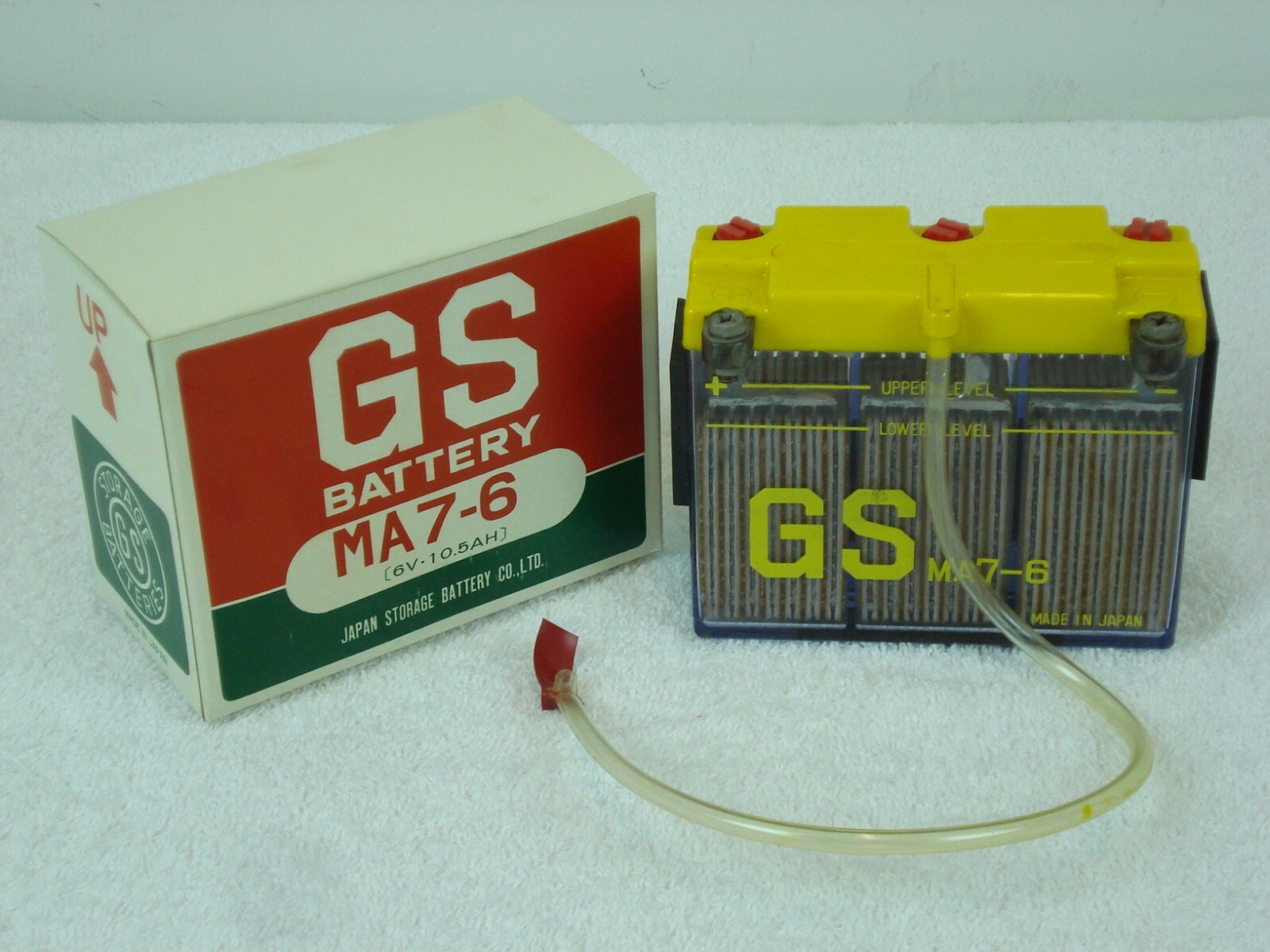 NOS MA7-6 BATTERY 6V -  Great alternative for JA-3 Honda CA95 CA160 CB92 battery