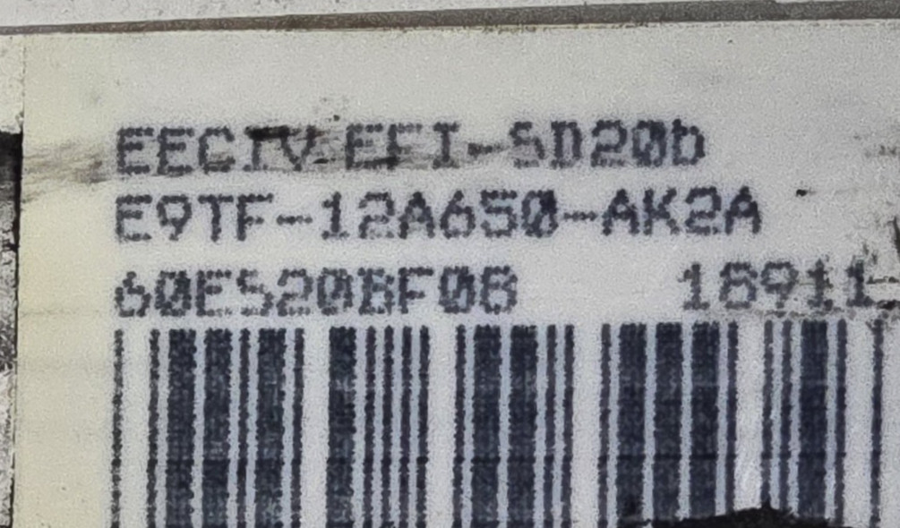 1989 1990 FORD E9TF-12A650-AK2A S9C - F150 Truck 5.0L ECU ECM PCM A/T