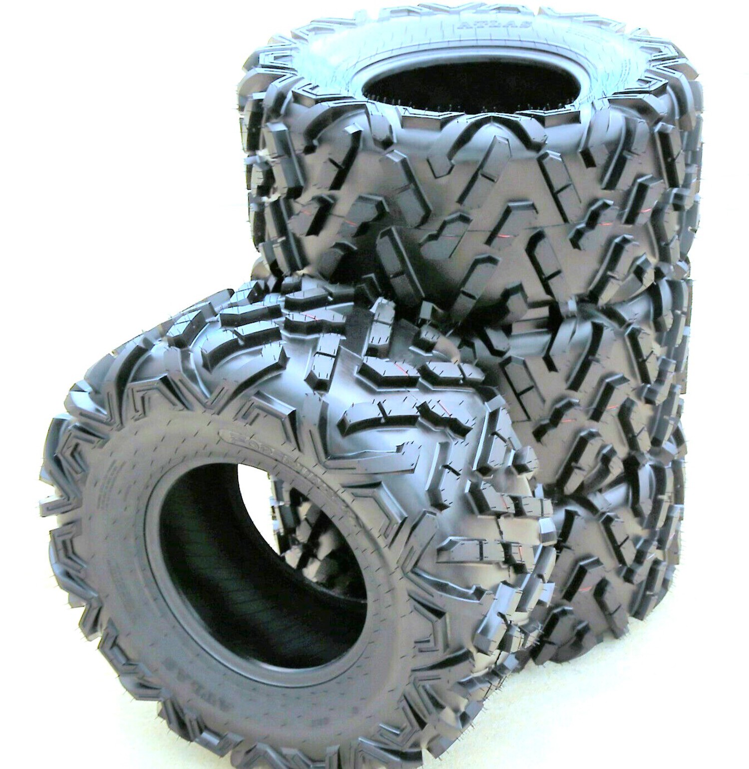 4 Forerunner Atlas 26x10.00-14 26x10-14 26x10x14 51F All Terrain ATV UTV Tires