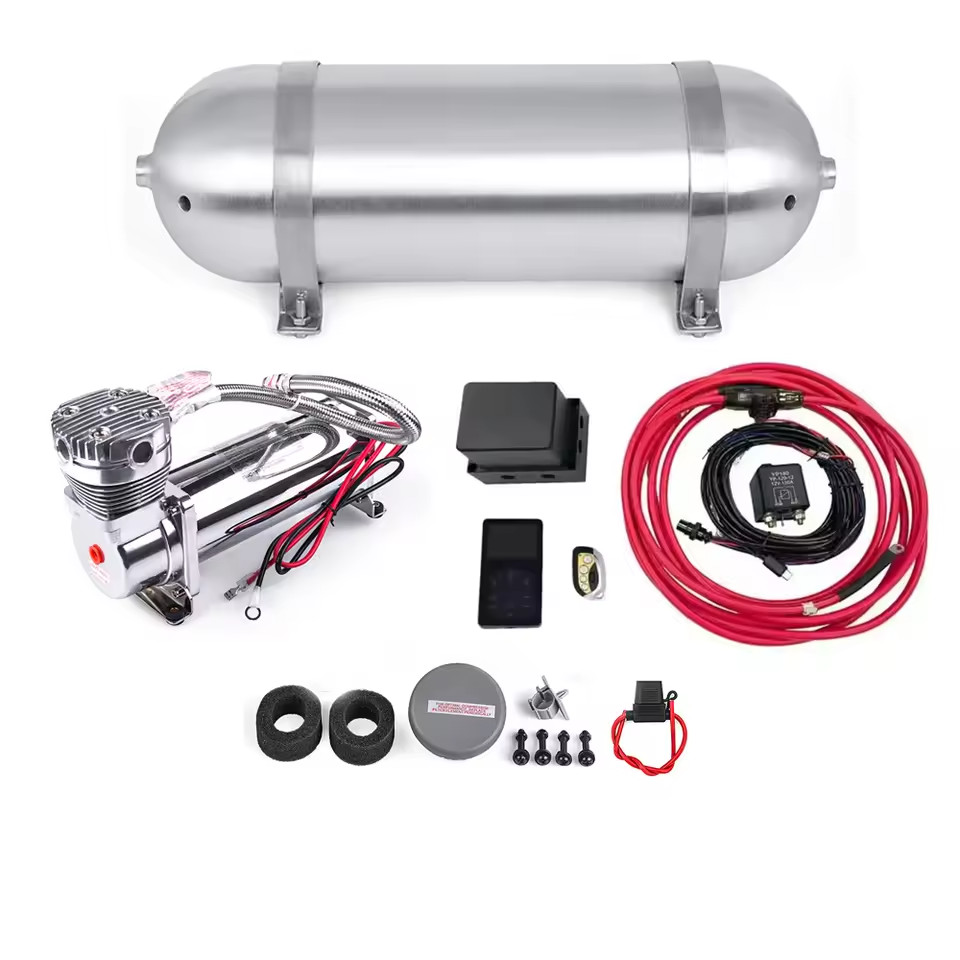 Economy Edition Air Management Controll kits with Compressor Pump & Air Tank