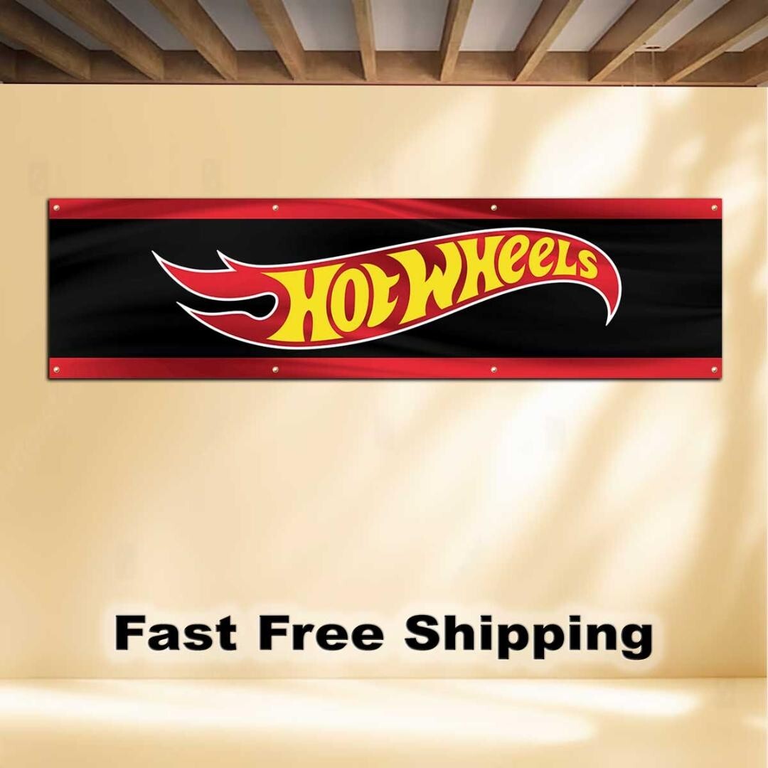 Hot Wheels 2'X8' BANNER FLAG