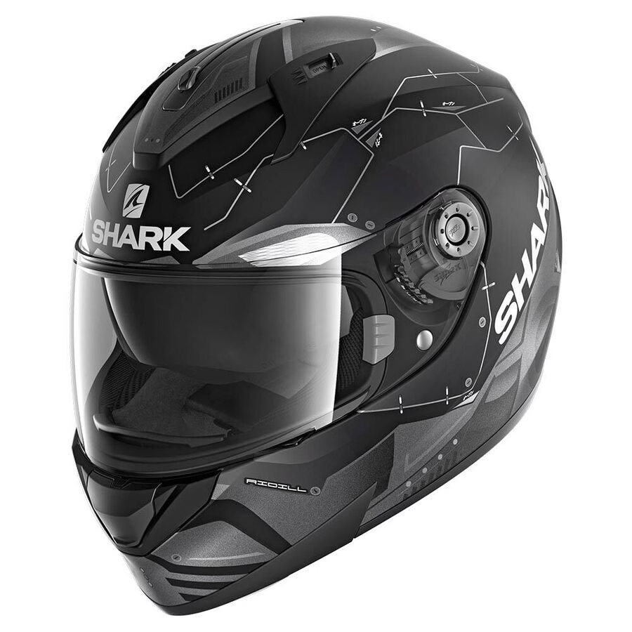 Shark Ridill 1.2 Mecca Helmet - Matte Black, Small HE0538DKASS