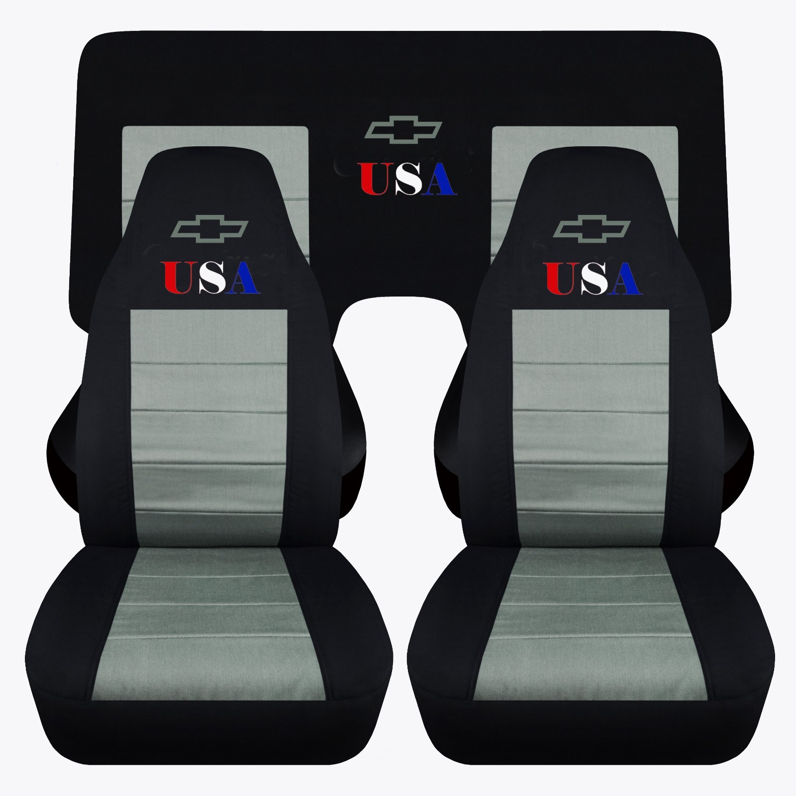 Fits 1994 to 2004 Chevy Camaro Coupe  USA Seat Covers Front and Rear 
