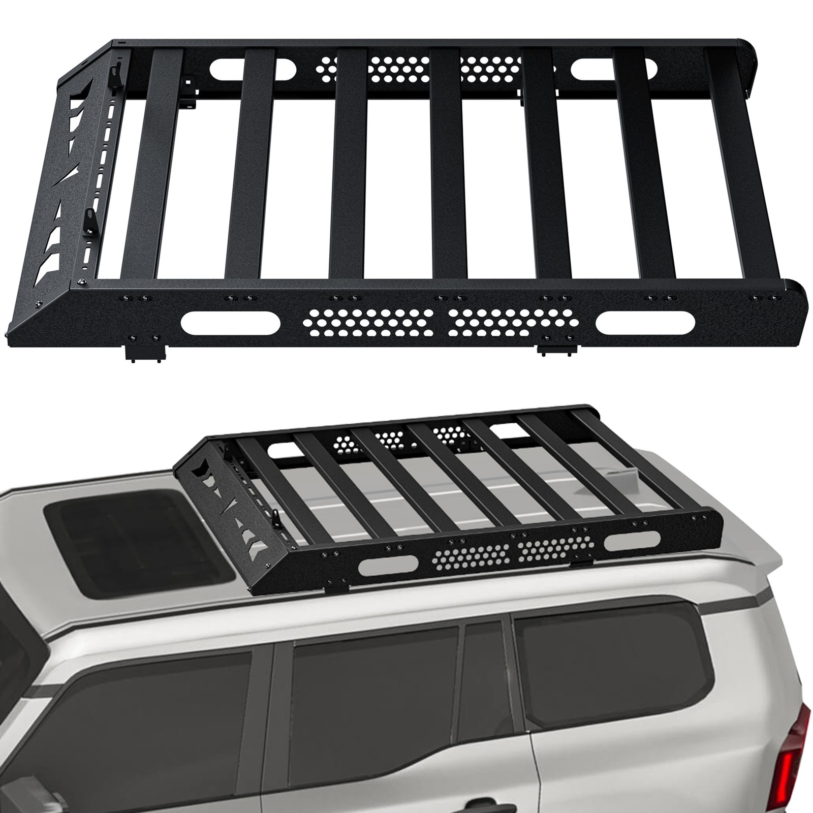 Roof Rack Cargo Platform fit for Toyota Land Cruiser LC250 2024 2025 Aluminum