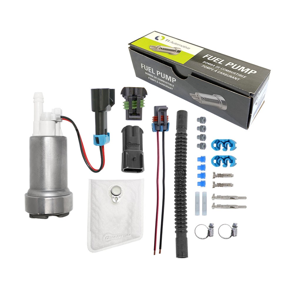 GENUINE WALBRO F90000274 450LPH High Pressure Fuel Pump + QFS Install Kit E85