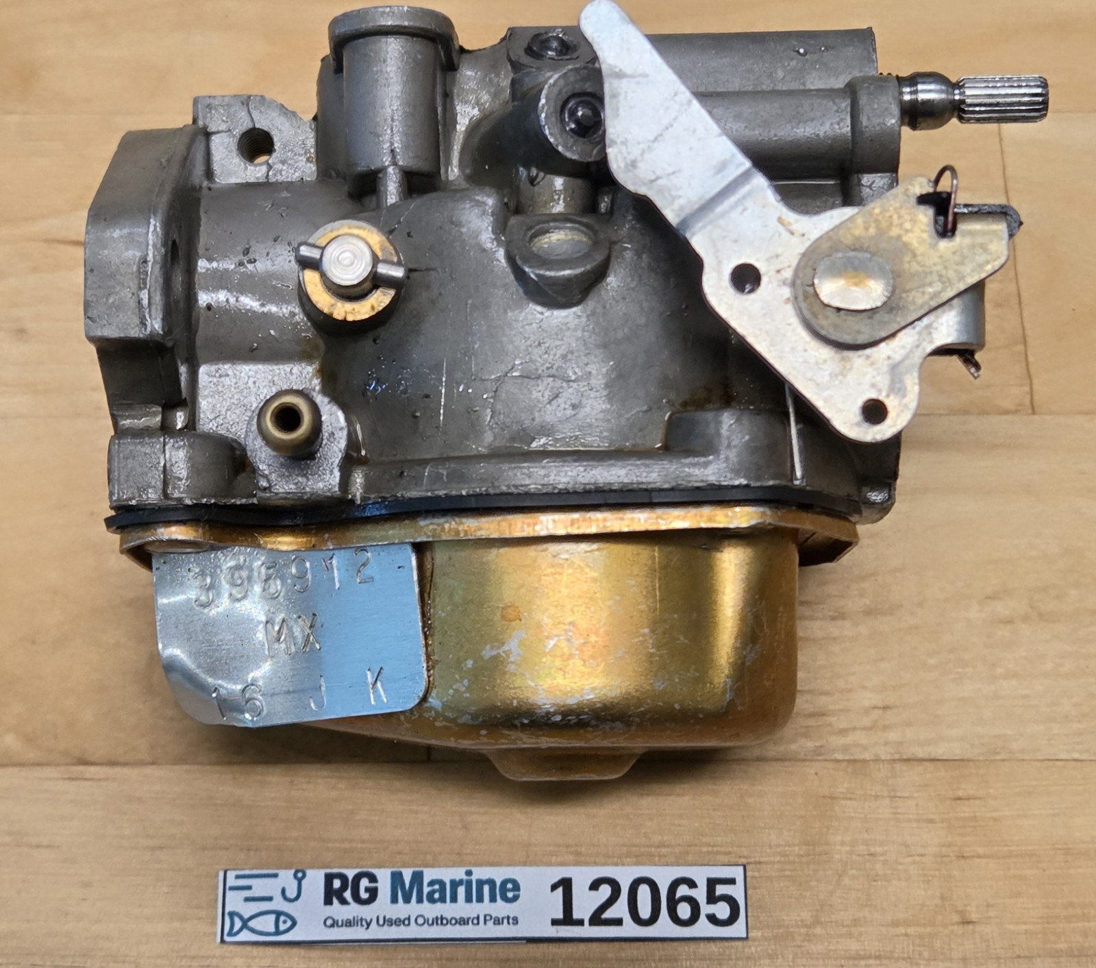 OEM OMC Johnson Evinrude 15HP CARBURETOR Clean XLNT Condition 1974-1992