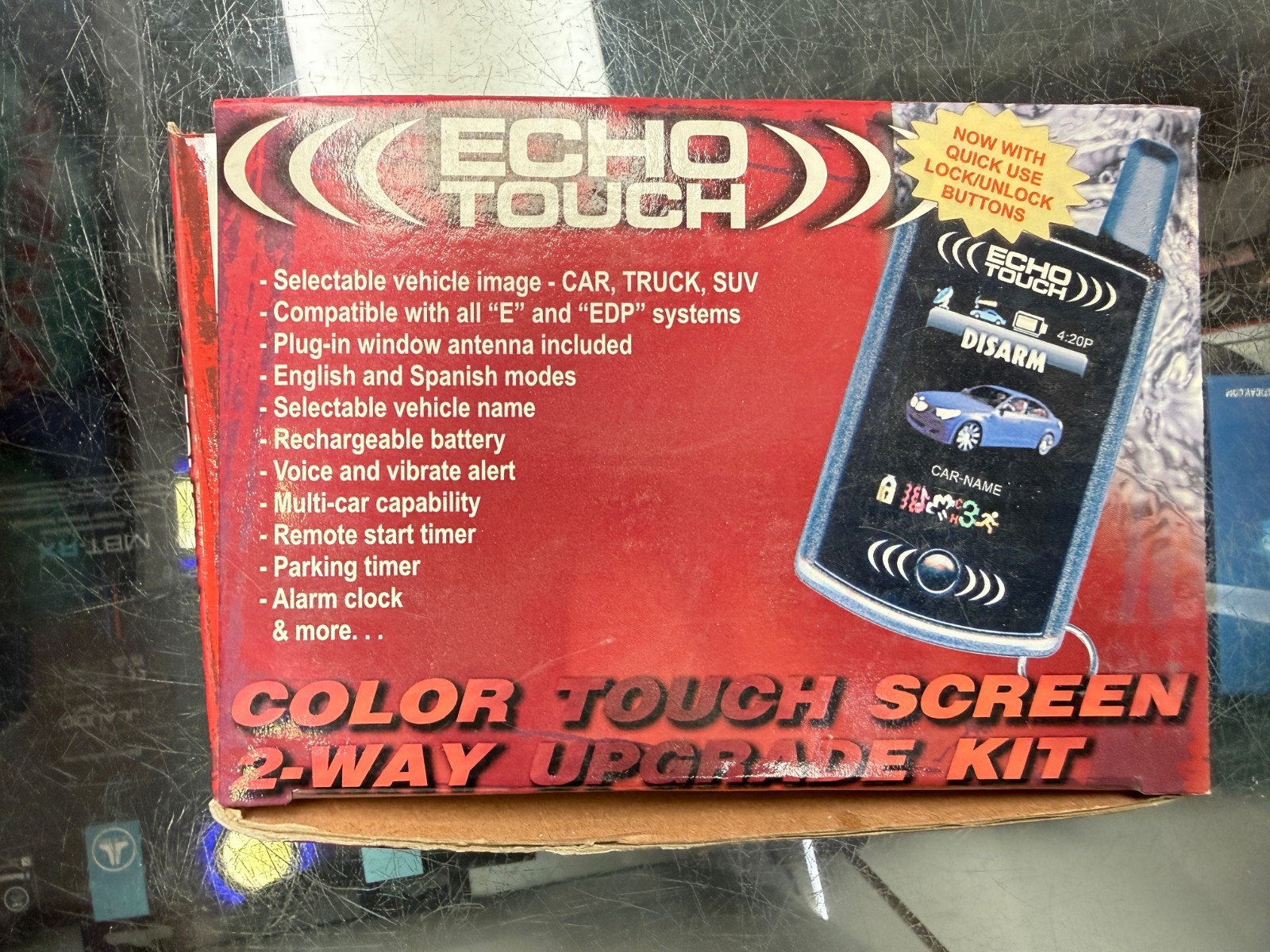 Excalibur Echo Touch 2 Way 731 LCD Pager OLED Touch Screen Remote w/ USB Charger Excalibur Echo Touch 2 Way 731 LCD Pager OLED Touch Screen Remote w/ USB Charger