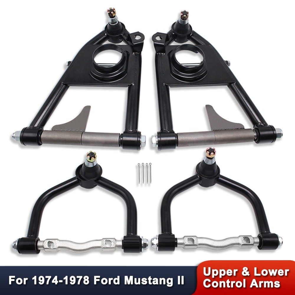 For Ford Mustang II 1974-1978 Front Suspension Tubular Upper&Lower Control Arms