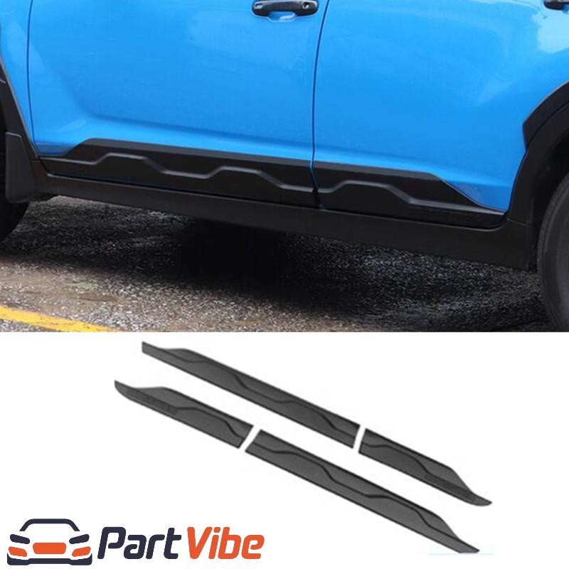 For Subaru Crosstrek 2024-2025 Black ABS Door Body Guard Molding Strip Trim 4PCS