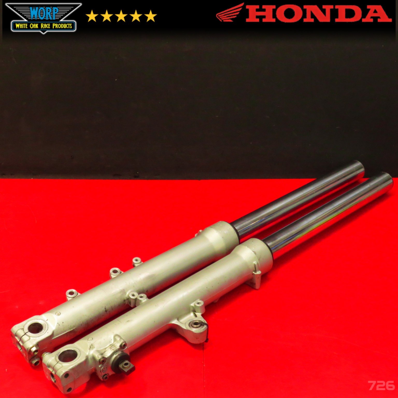 1989 Honda PC800 Pacific Coast Front Suspension Forks Shocks Dampers Oem 89-96