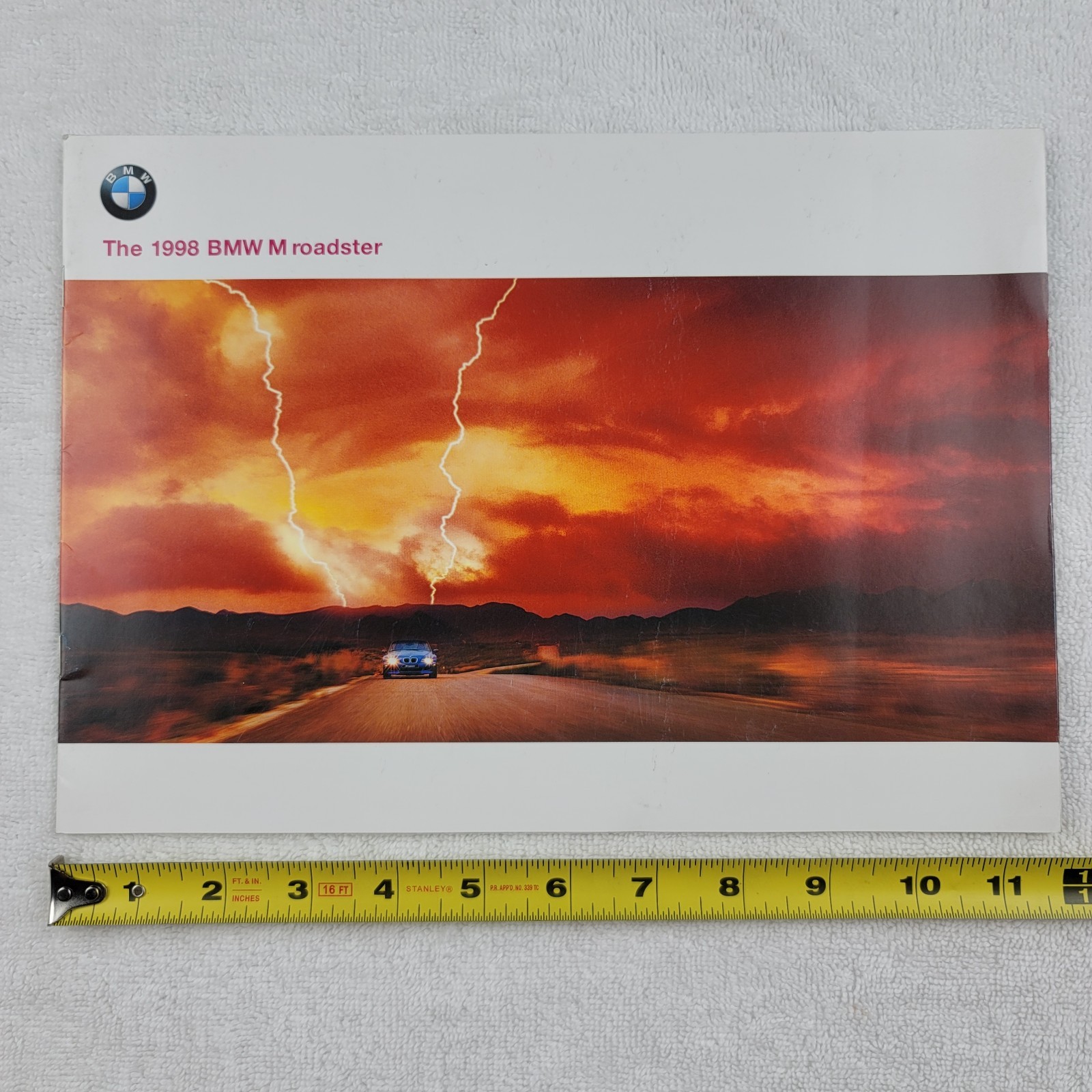 1998 BMW M Roadster Z3 E36/7 Original Dealer Sales Brochure Fold out Catalog