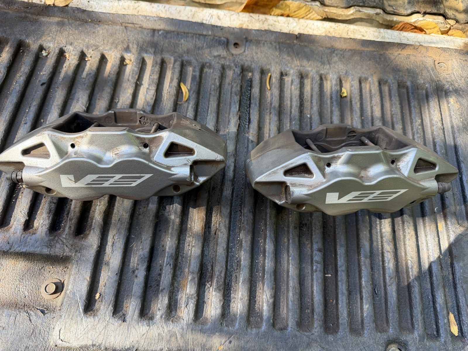 2016-2019 Cadillac ATS-V Twin Turbo Brembo Rear Brake Calipers Right/Left Rear