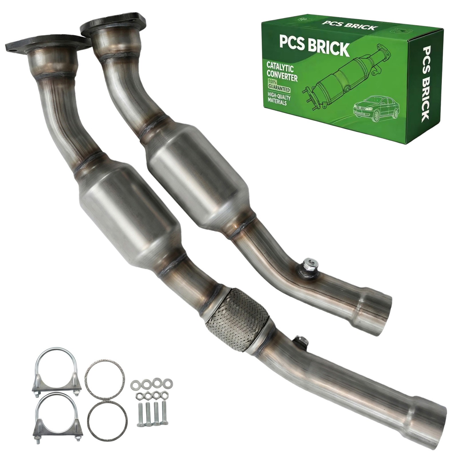 2PCS Left & Right Catalytic Converter for 2006-2010 Dodge Charger,2.7L 3.5L