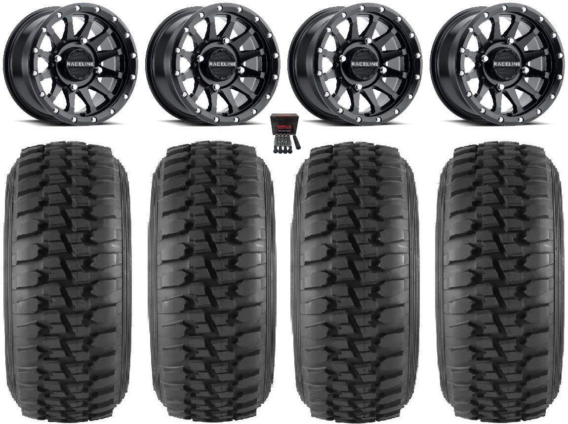 Raceline Trophy 15x6 Wheels Black 32\