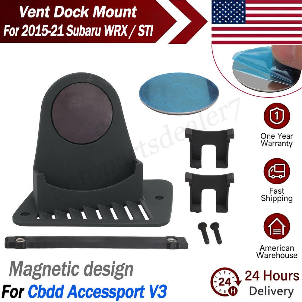 For Cobb Magnetic Vent Dock Defroster Gauge Mount Fits 2015-21 Subaru WRX / STI