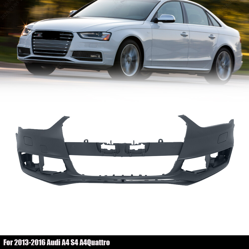 Fit For Audi  S-line / S4 2013-2016 A4Quattro Primed Front Bumper Cover Plastic