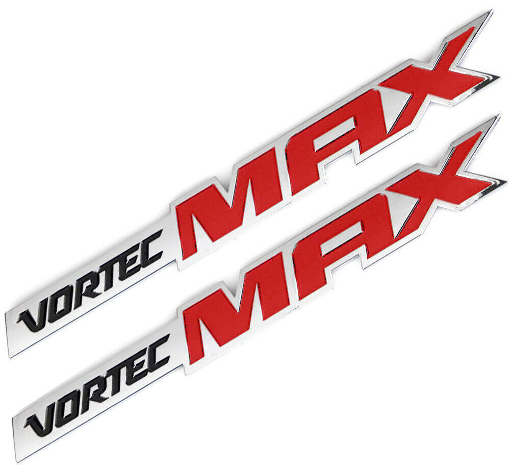 One Pairs Of Silverado Vortec MAX High Emblems Badges Decals - Red and Black One Pairs Of Silverado Vortec MAX High Emblems Badges Decals - Red and Black