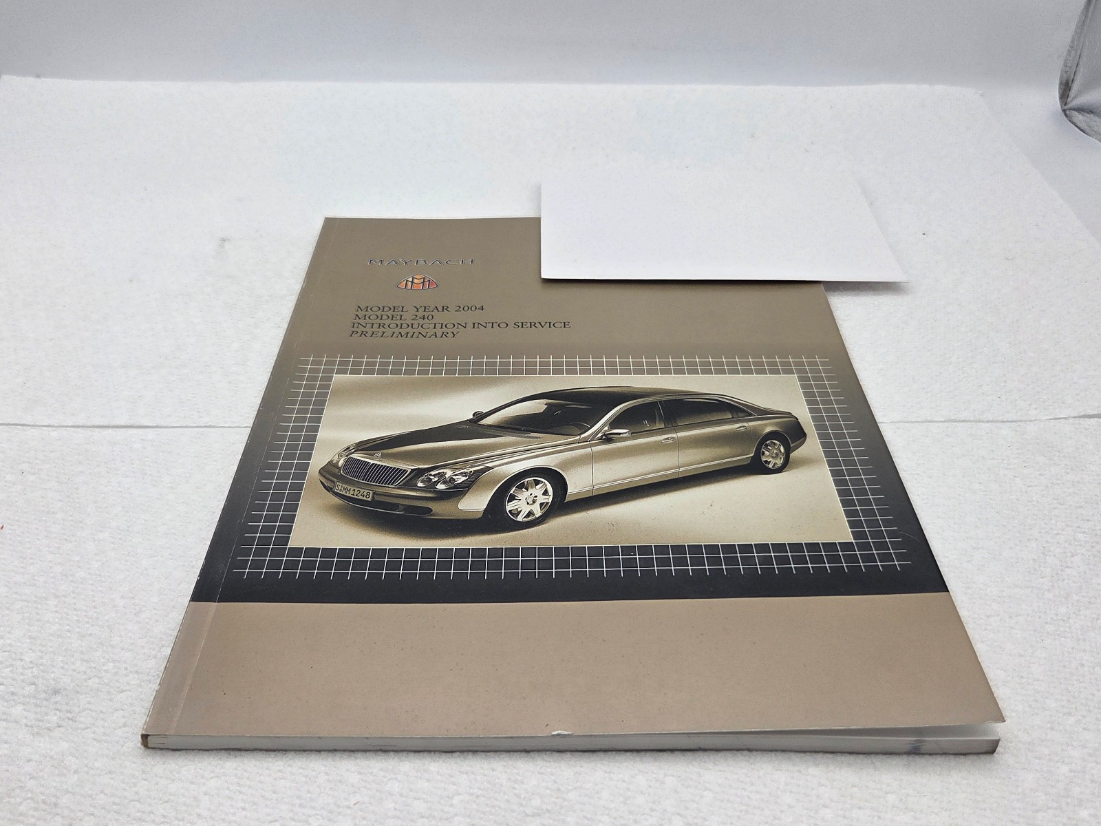2004 Maybach Model 240 Intro Service Manual Mercedes Benz OEM - Preliminary A1