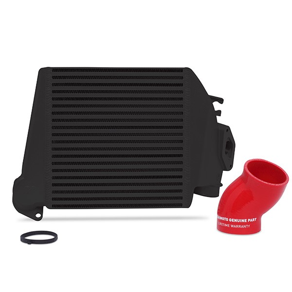 Mishimoto Top-Mount Intercooler Kit Fits Subaru WRX 2008-2014 Black, Red
