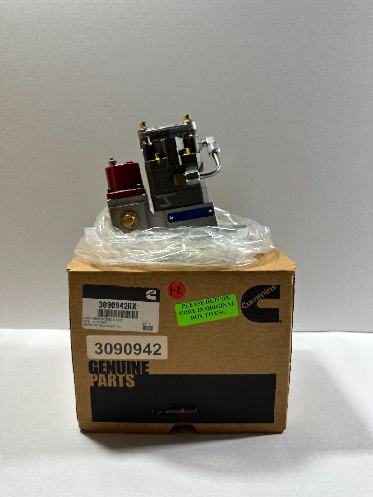 NEW OEM Cummins 3090942RX RECON CELECT FUEL PUMP REMAN 3090942 NEW OEM Cummins 3090942RX RECON CELECT FUEL PUMP REMAN 3090942