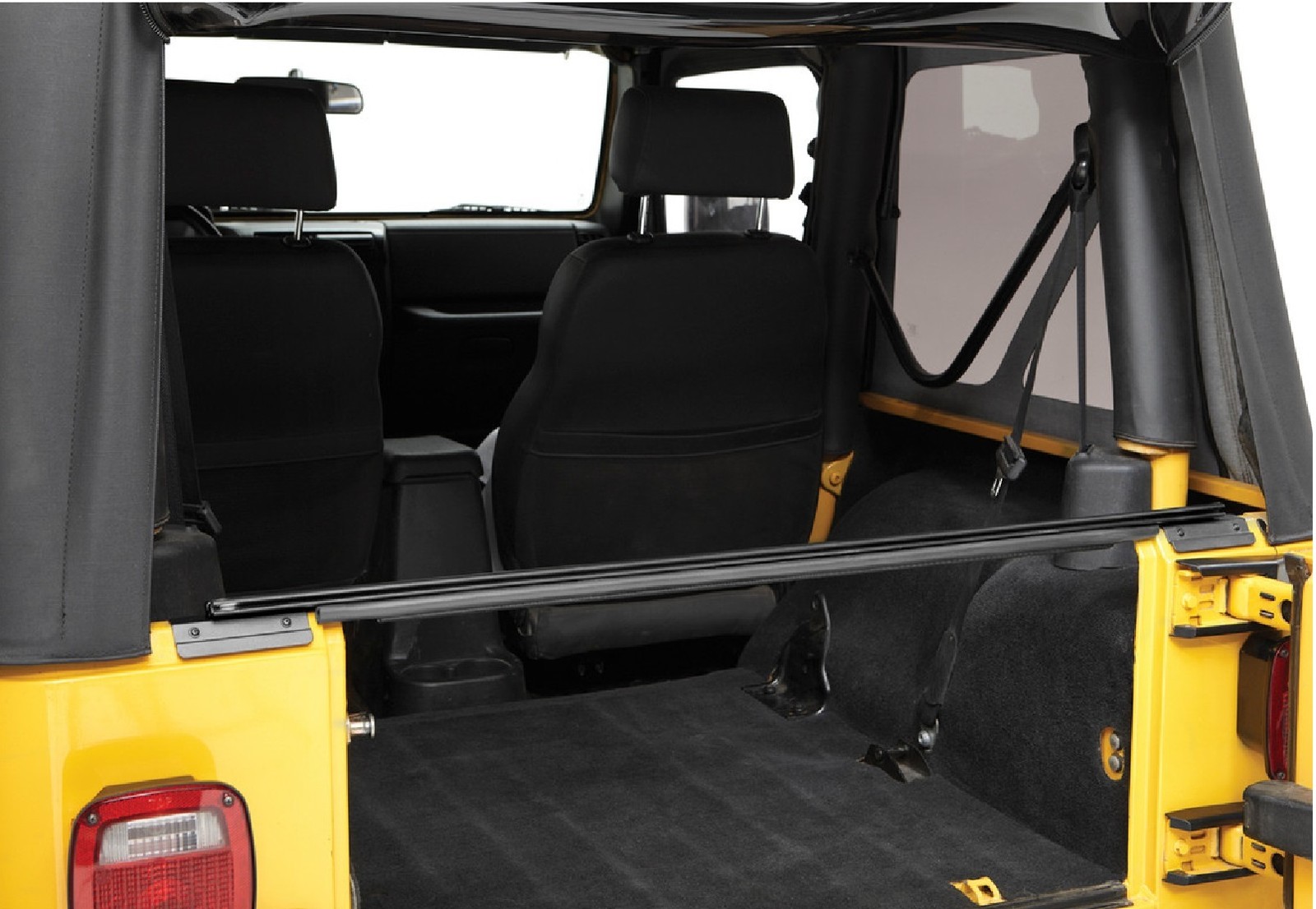 Bestop 52601-01 Black Steel Soft Top Tailgate Bar for 07-18 Jeep Wrangler JK Bestop 52601-01 Black Steel Soft Top Tailgate Bar for 07-18 Jeep Wrangler JK