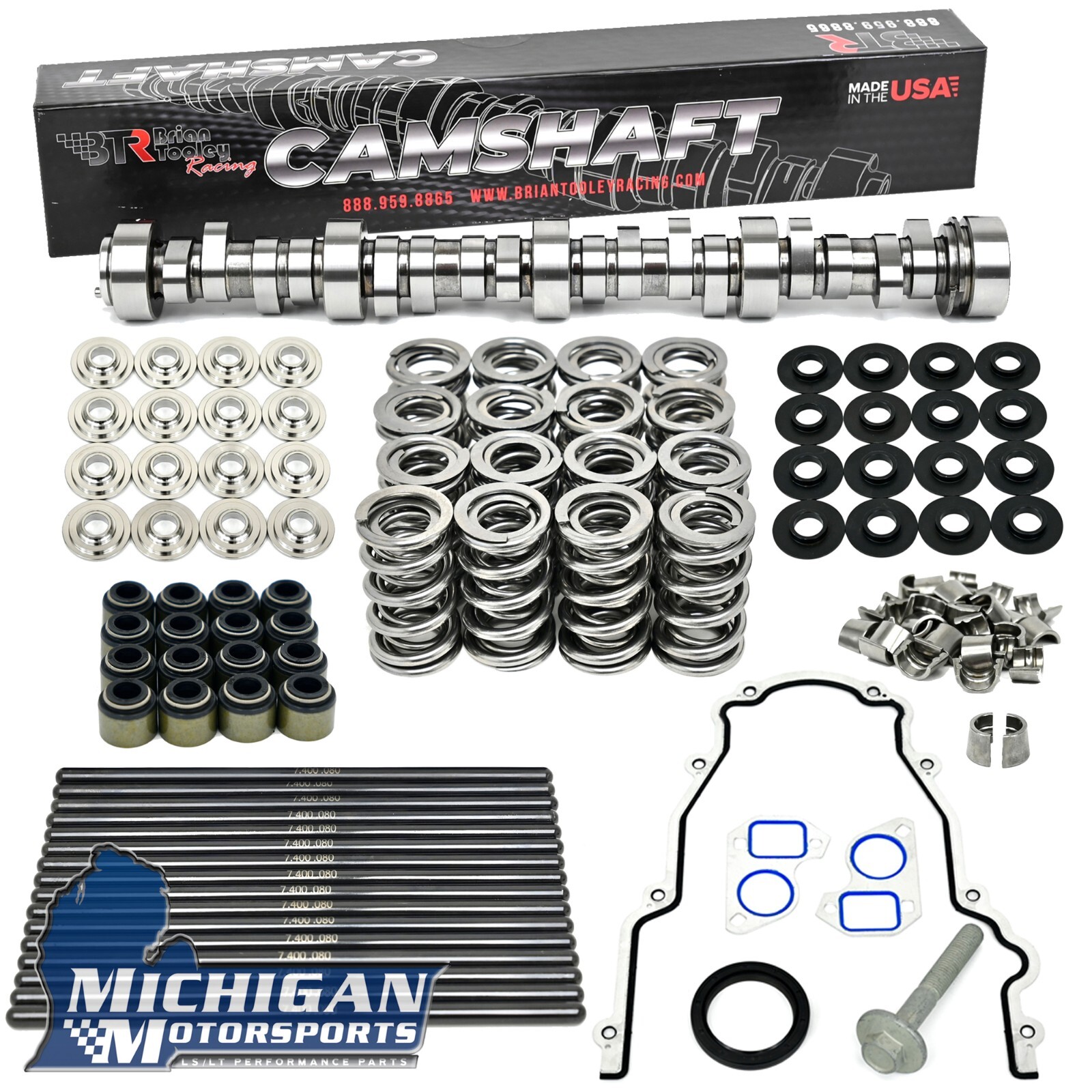 Brian Tooley PDS Stage 4 Supercharged LS Camshaft Kit LSA LS3 6.0L 6.2L BTR Cam