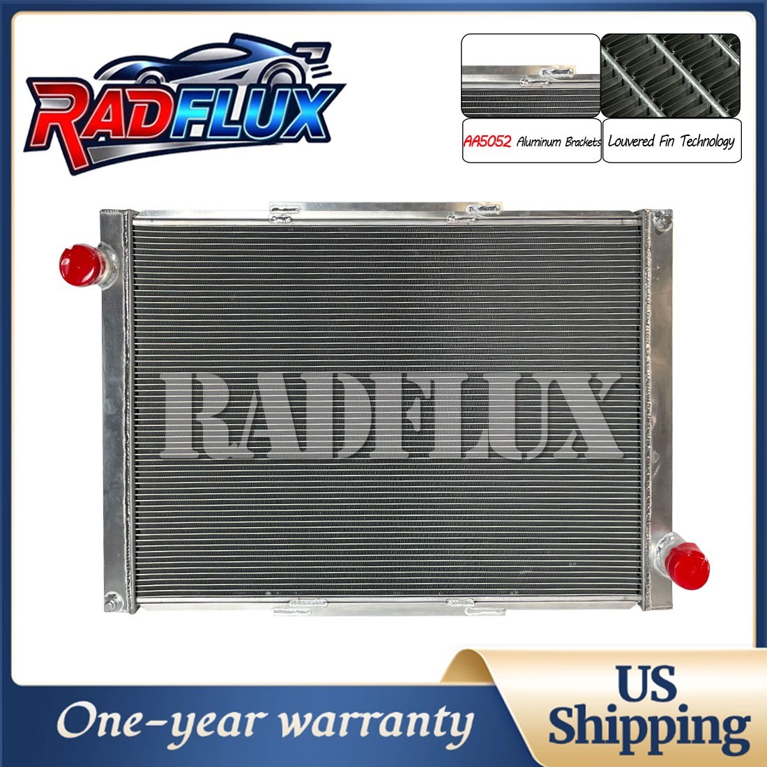 #0706875A001 Radiator Fits 1997-2003 Peterbilt 330 X43196 MT 2-Row Full Aluminum