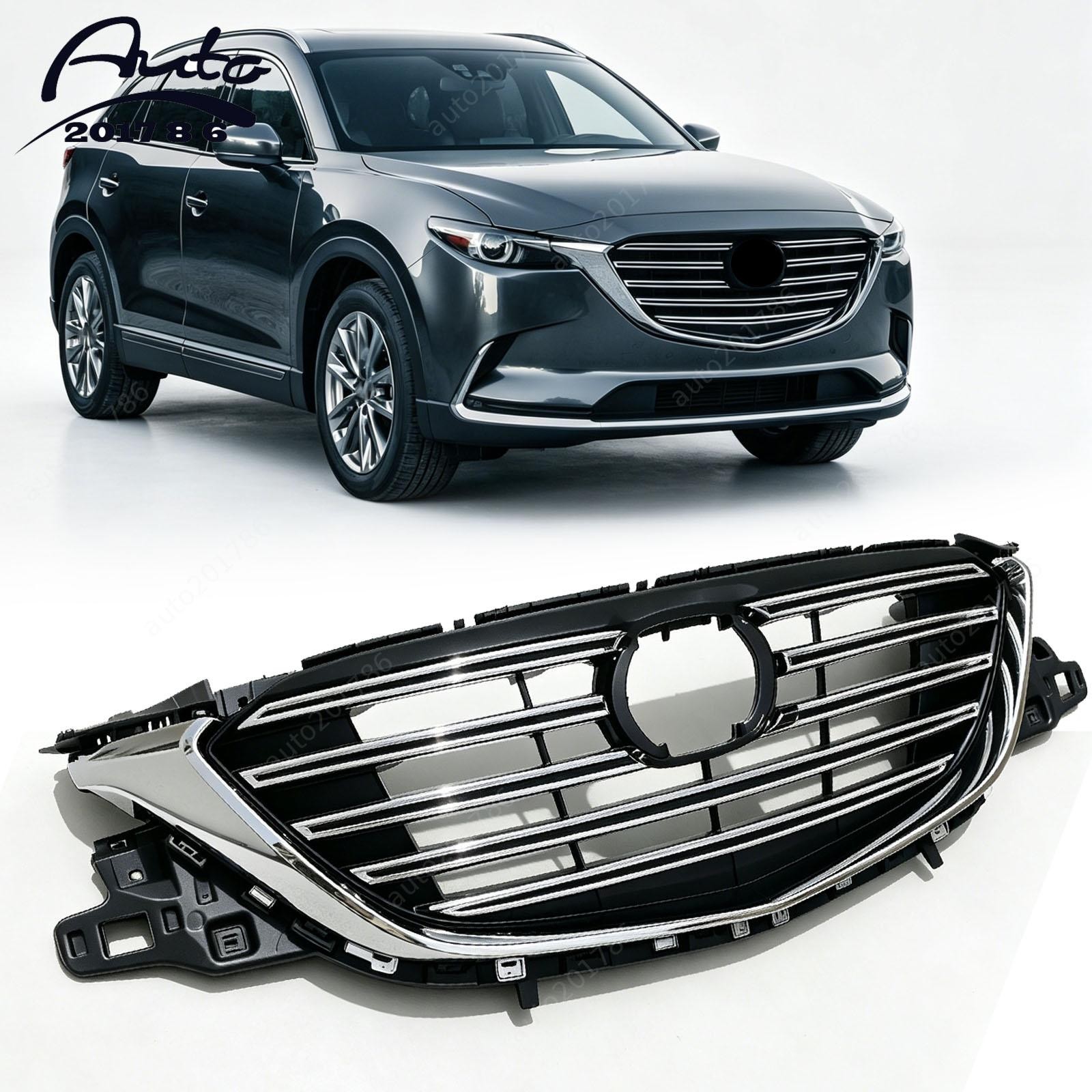 Front Grille Radiator Assembly W/ Chrome Fit Mazda CX-9 2019-2023 TN44-50-710E