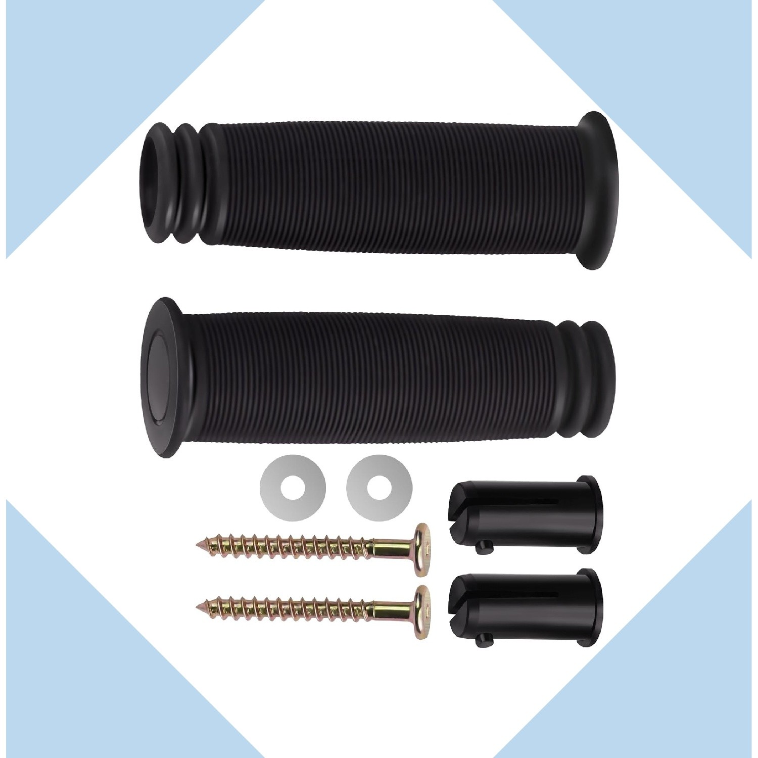 For 1994-1998 SeaDoo PWC Handle Grip Kit GTX GTI SP XP Series 295500110 Black